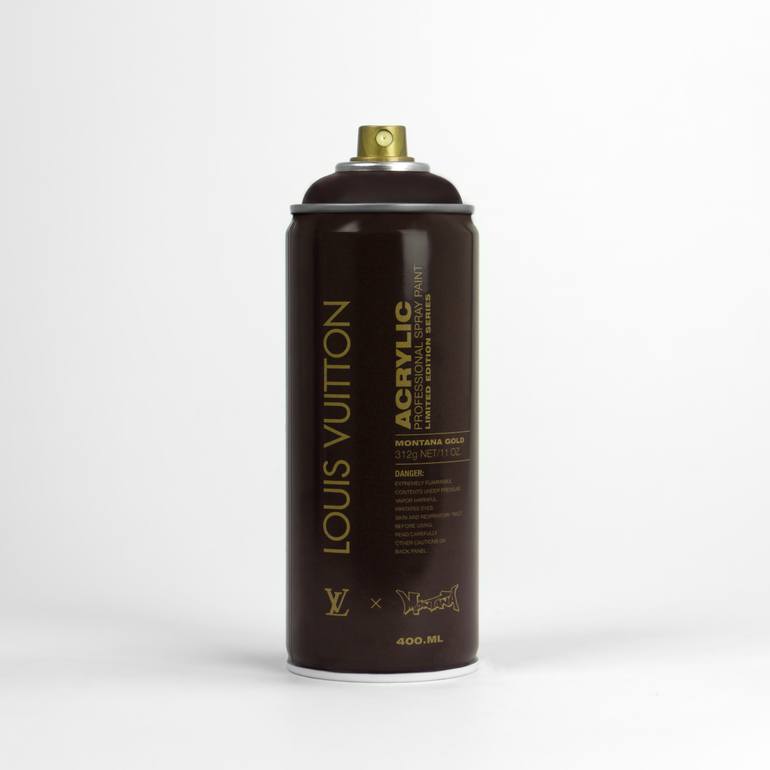 Spray Paint On The Louis Vuitton Store Stock Photo - Download