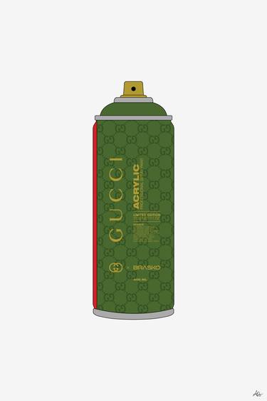 Gucci Spray Paint Can Illustration thumb