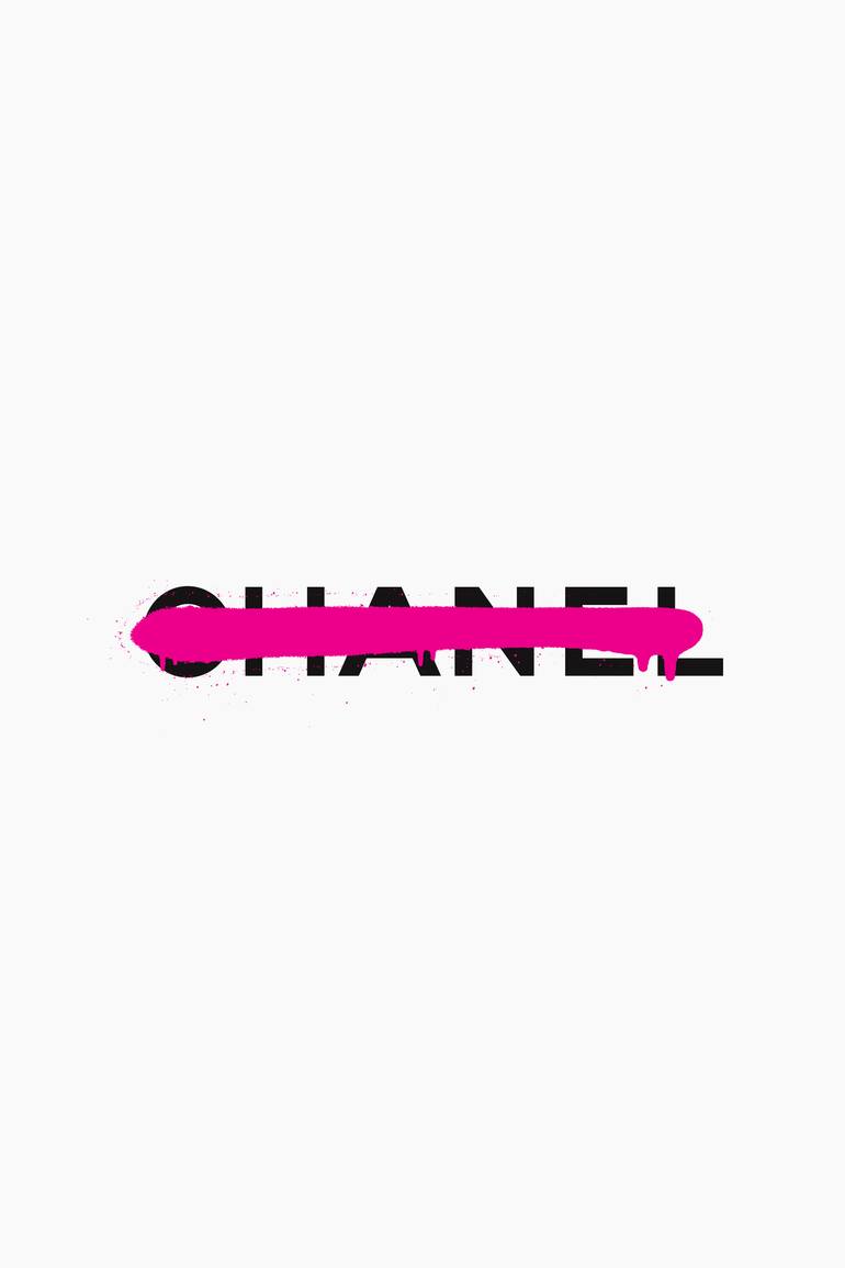 Chanel Luxury Paint Drip Art Print