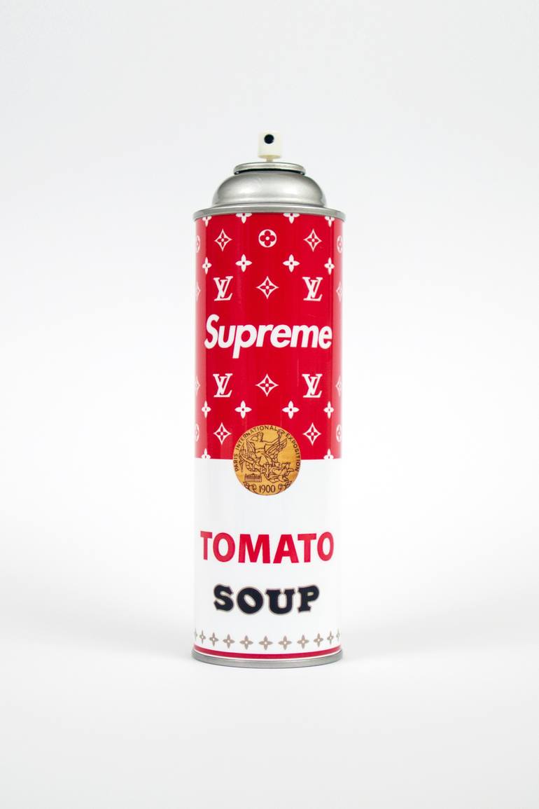 Supreme Louis Vuitton Campbells Tomato Soup Spray Paint Can Limited Edition  11/50 Sculpture by Antonio Brasko