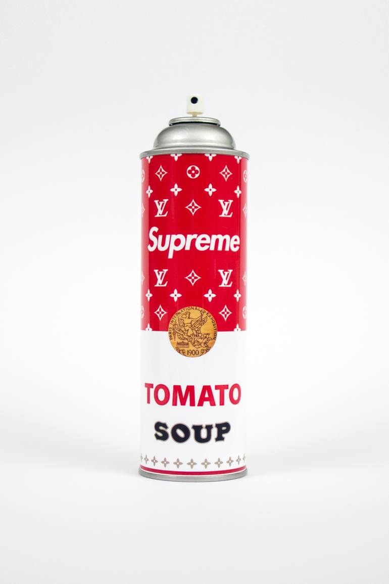 Supreme Louis Vuitton Campbells Tomato Soup Spray Paint Can Limited Edition 09/50 - Print