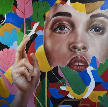 Print of Figurative Portrait Paintings by Claire Dassonval