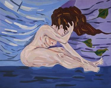 Original Folk Nude Paintings by Jeannette Carachi