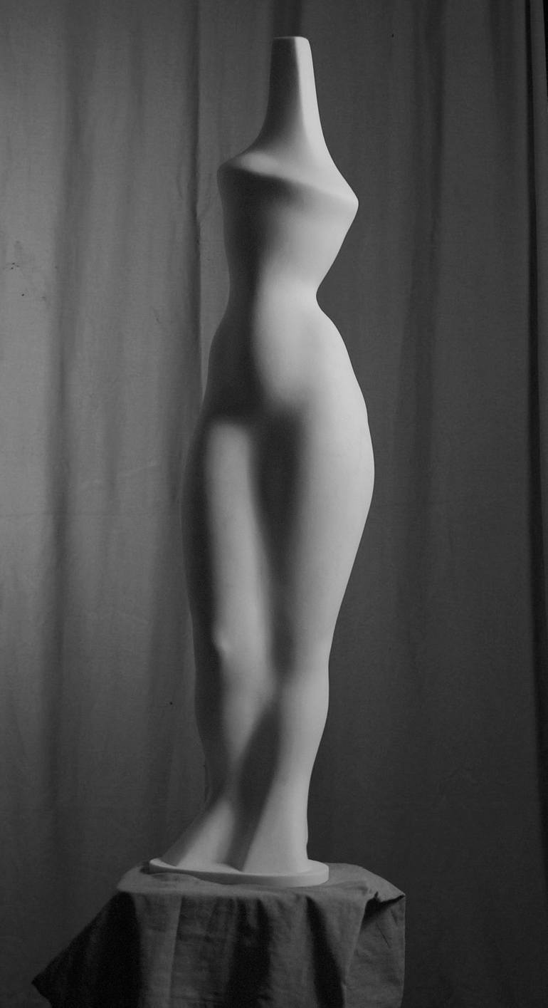Original Figurative Body Sculpture by Ian M A Thomson Mrss