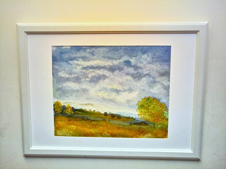 Original Impressionism Landscape Painting by Yusef Suleiman