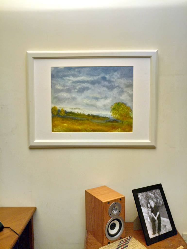 Original Impressionism Landscape Painting by Yusef Suleiman