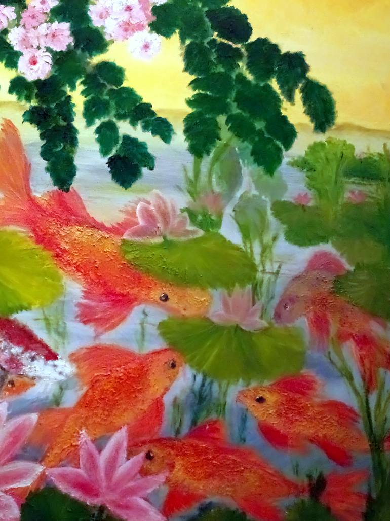 Original Impressionism Animal Painting by Yusef Suleiman