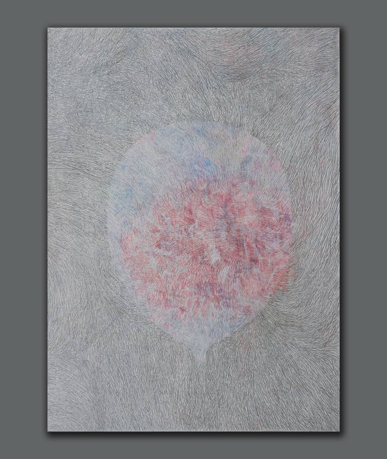 Original Abstract Expressionism Abstract Painting by Heyan Zhang