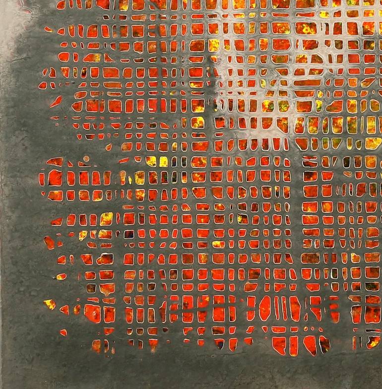 Original Abstract Expressionism Abstract Painting by Pierre Luc Poujol