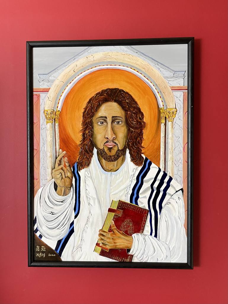 Original Figurative Religion Painting by Keith Ginsburg