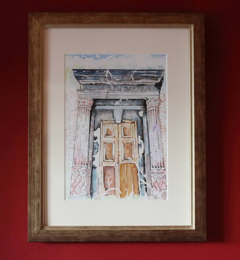 Original Figurative Architecture Painting by Keith Ginsburg