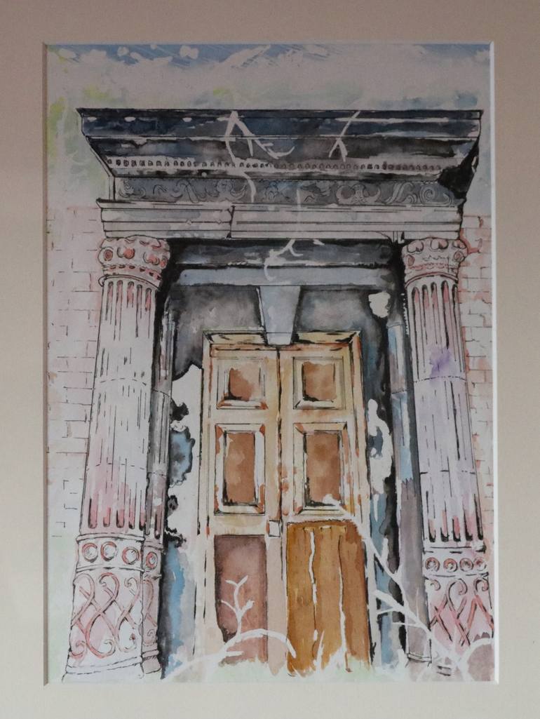 Original Figurative Architecture Painting by Keith Ginsburg