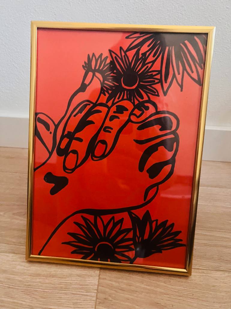 Original Conceptual Politics Drawing by Alexandra Miracle