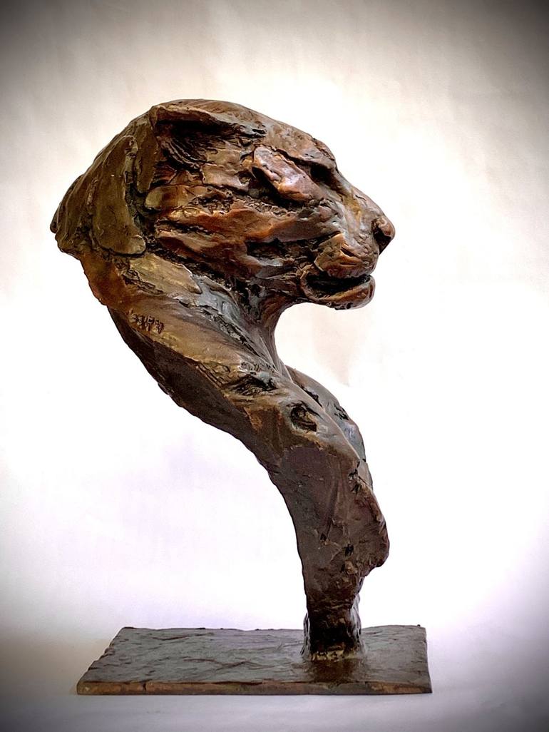 Original Cats Sculpture by Brandon Borgelt