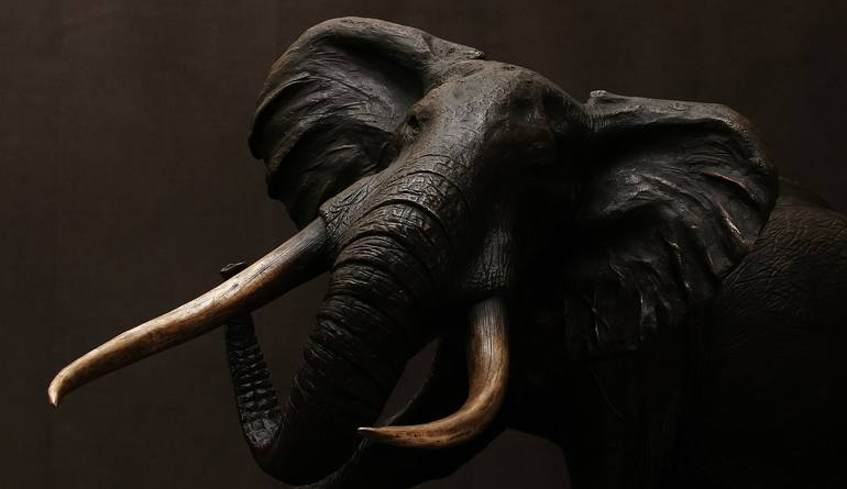 Original Realism Animal Sculpture by Brandon Borgelt