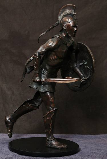 Spartan Warrior Bronze Sculptur (Ltd Ed of 15) thumb