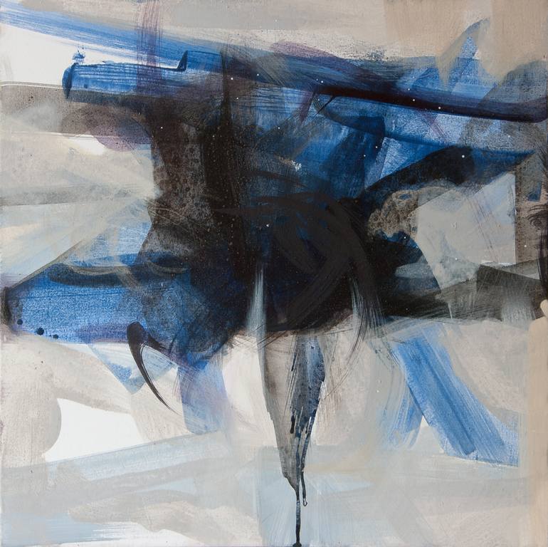 Original Abstract Expressionism Abstract Painting by Nataliia Satsyk