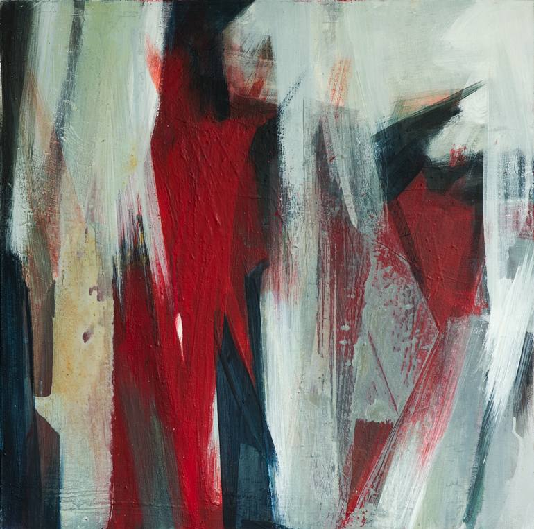 Original Abstract Expressionism Abstract Painting by Nataliia Satsyk