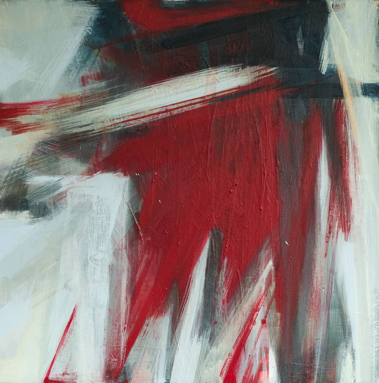 Original Abstract Expressionism Abstract Painting by Nataliia Satsyk