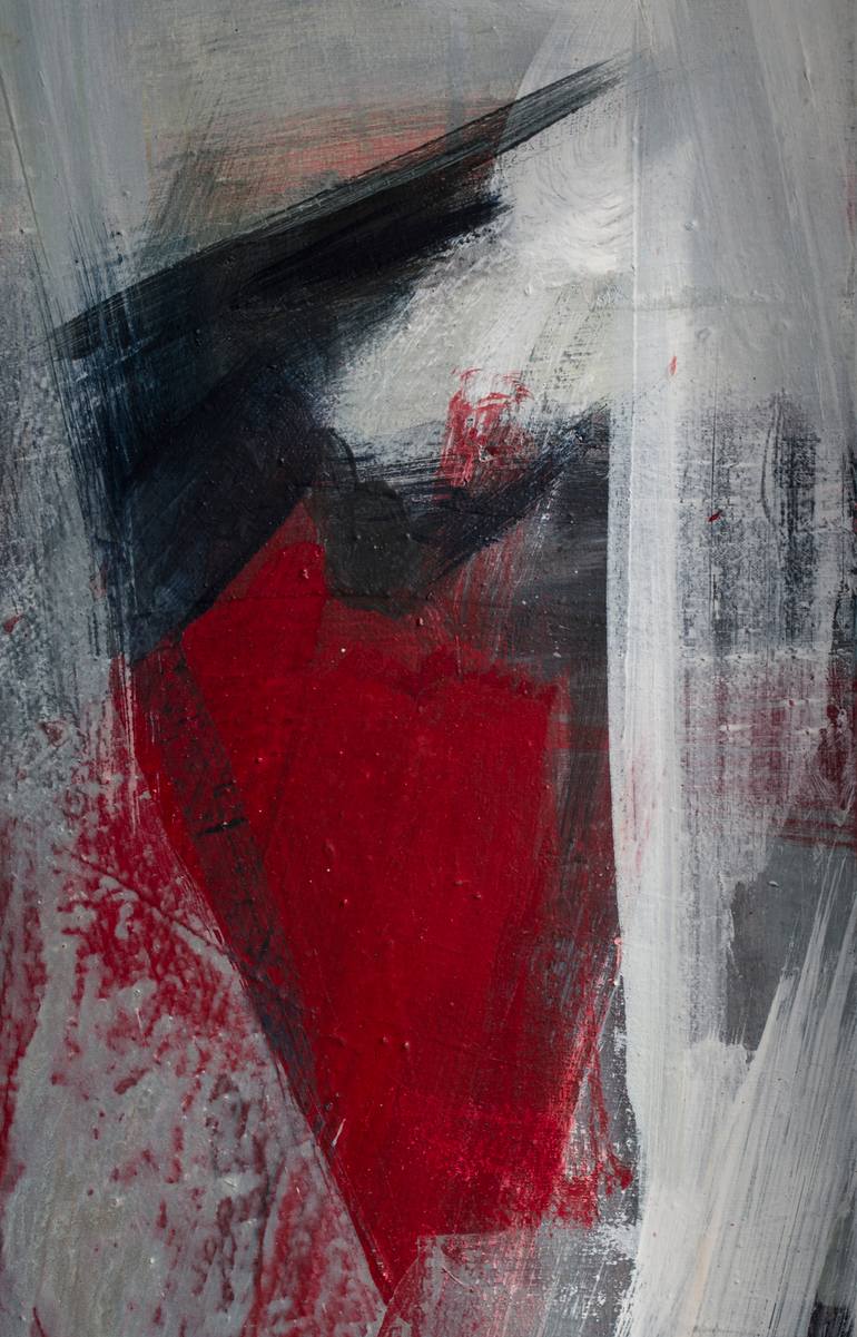 Original Abstract Expressionism Abstract Painting by Nataliia Satsyk