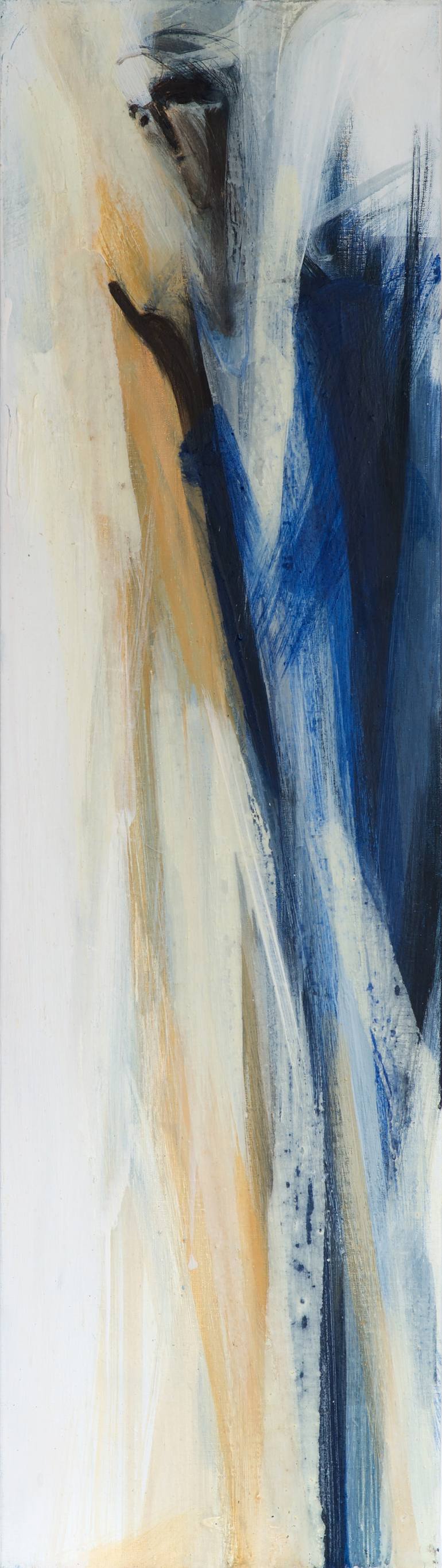 Original Abstract Expressionism Religion Painting by Nataliia Satsyk