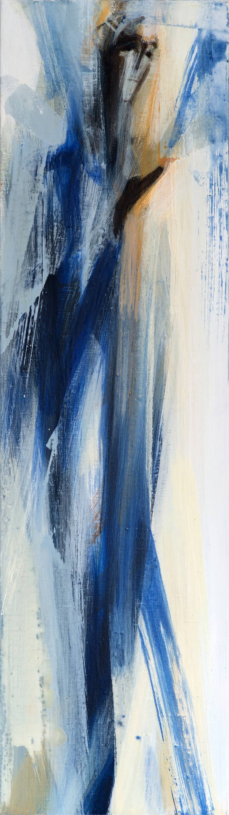 Original Abstract Expressionism Religion Painting by Nataliia Satsyk