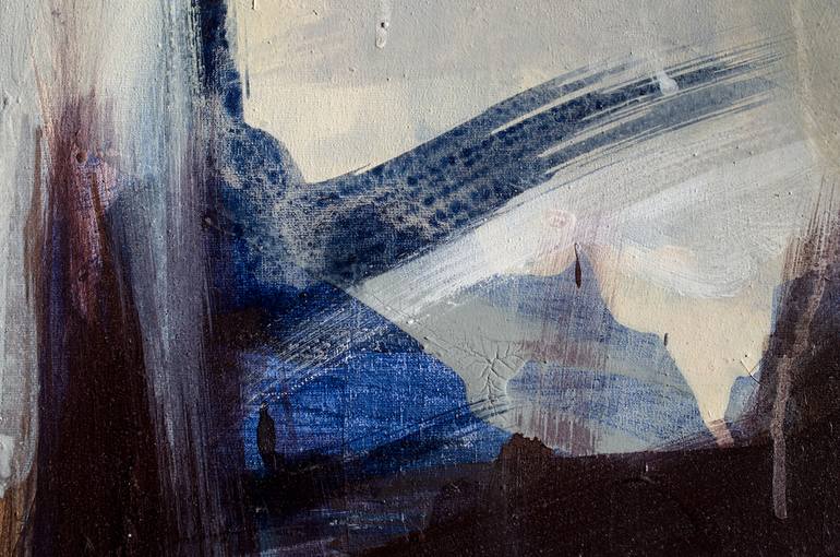 Original Abstract Expressionism Abstract Painting by Nataliia Satsyk