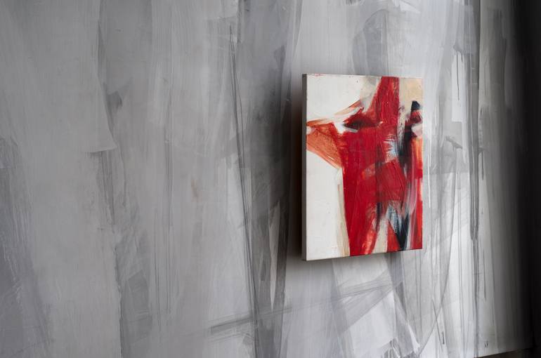 Original Abstract Expressionism Abstract Painting by Nataliia Satsyk