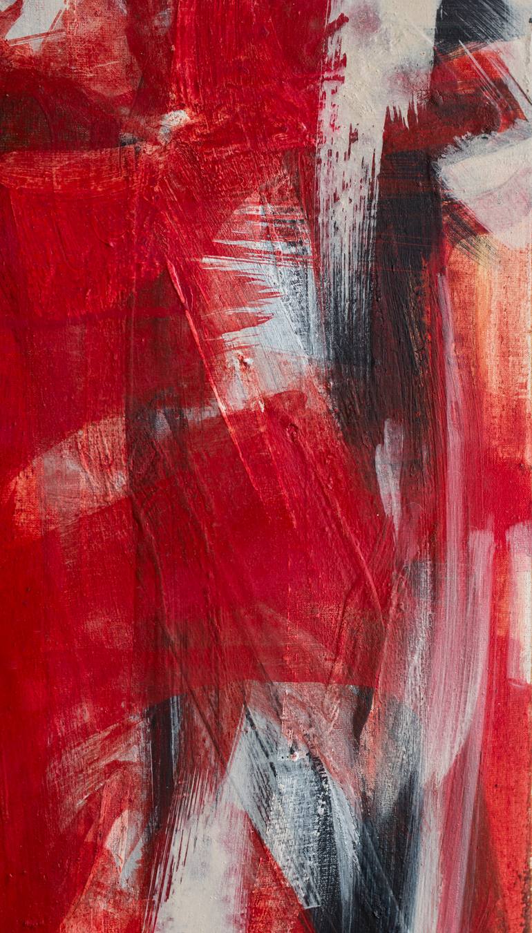 Original Abstract Expressionism Abstract Painting by Nataliia Satsyk