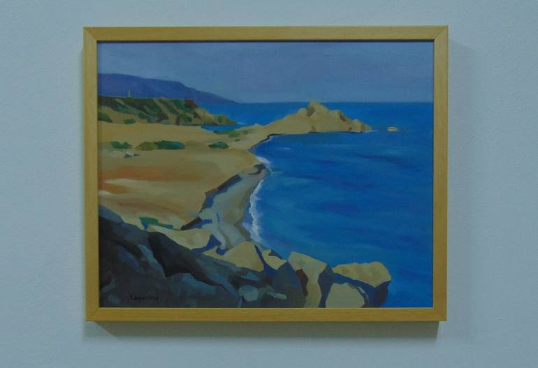 Original Fine Art Landscape Painting by Chrysanthos Diamantakis