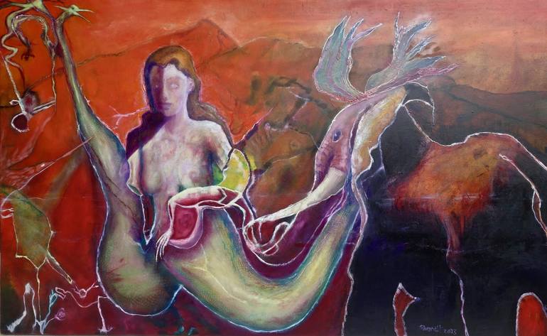 Original Surrealism Fantasy Paintings by Bruce Sherratt