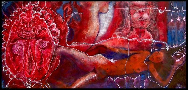 Original Figurative Fantasy Paintings by Bruce Sherratt
