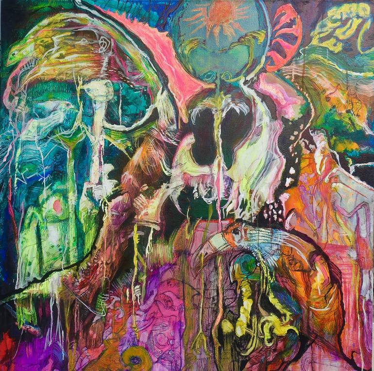 Original Surrealism Fantasy Paintings by Bruce Sherratt