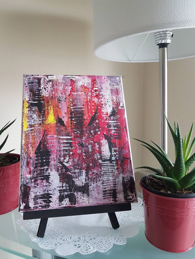 Original Abstract Expressionism Abstract Painting by Navita H