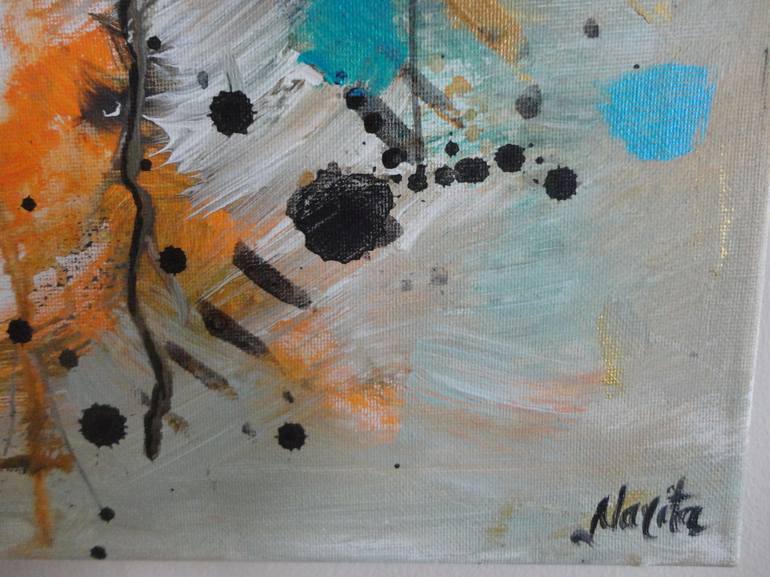 Original Abstract Expressionism Abstract Painting by Navita H