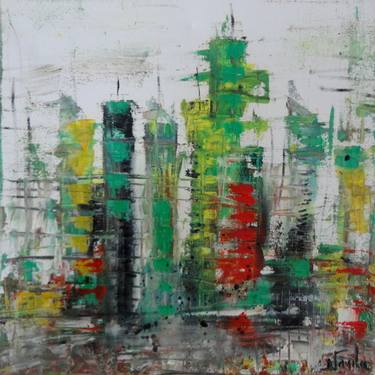 Original Abstract Expressionism Abstract Paintings by Navita H