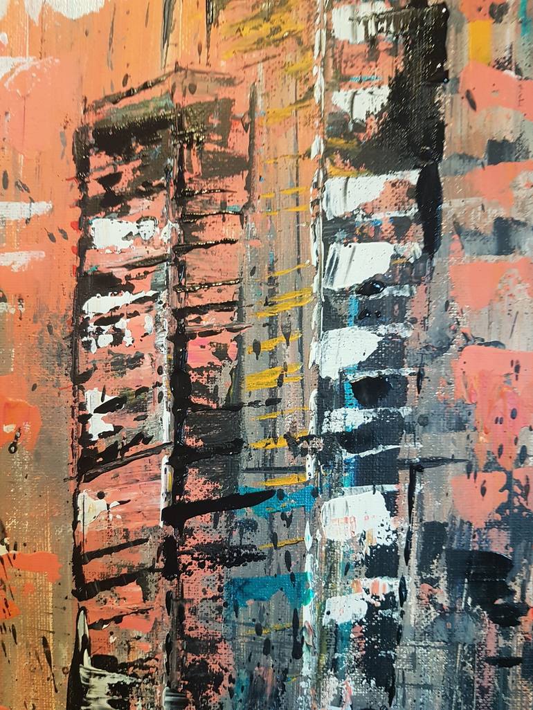 Original Abstract Expressionism Abstract Painting by Navita H