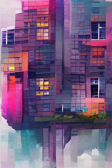 Print of Architecture Digital by Navita Hanooman