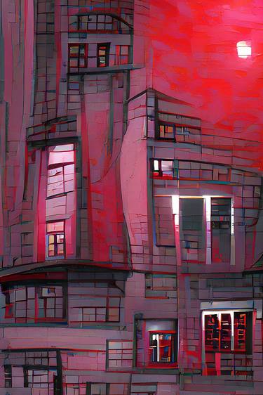 Original Modern Architecture Digital by Navita H