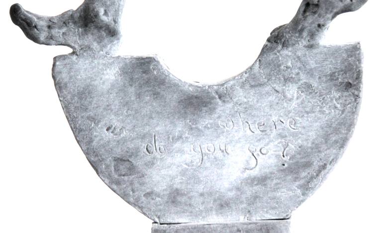 Original Abstract People Sculpture by Belgin Yucelen