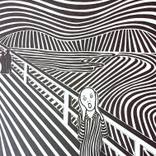 The Scream on the lines by Ibrahim Unal