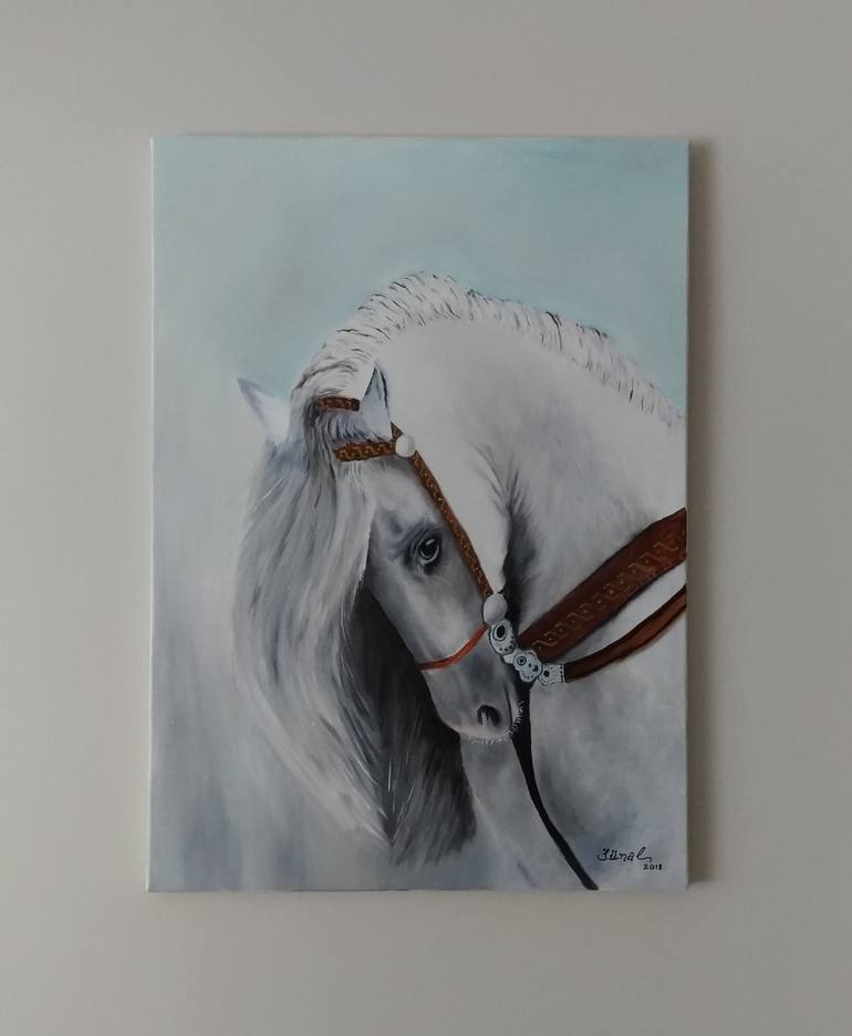 Original Horse Painting by Ibrahim Unal