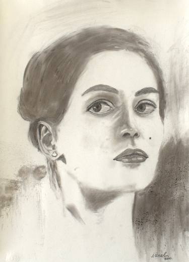 Original Figurative Women Drawings by Ibrahim Unal