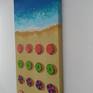 Sun, sea and beach.
But something is missing.
Yes, there are no cheerful, fun people!
I hope.
These epidemic days are over as soon as possible.
The sides are painted.The painting is ready to hang with pre-attached hanging wire and D-rings.