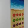 Sun, sea and beach.
But something is missing.
Yes, there are no cheerful, fun people!
I hope.
These epidemic days are over as soon as possible.
The sides are painted.The painting is ready to hang with pre-attached hanging wire and D-rings.