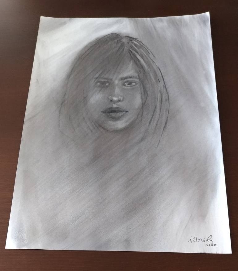 Original Portrait Drawing by Ibrahim Unal