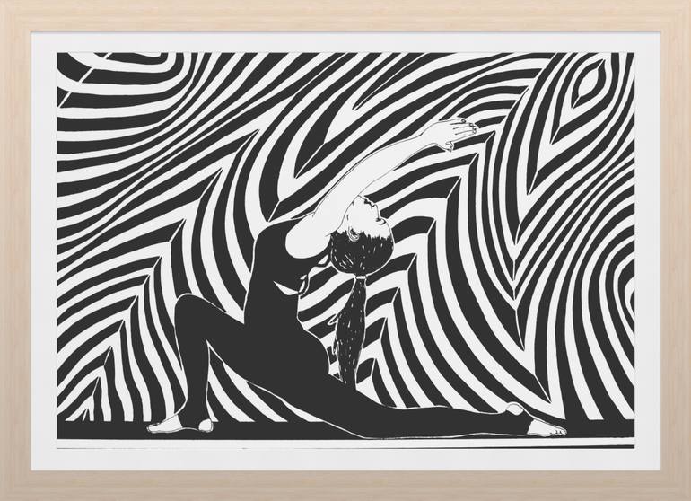 Original Figurative People Drawing by Ibrahim Unal