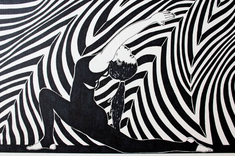 Original Figurative People Drawing by Ibrahim Unal