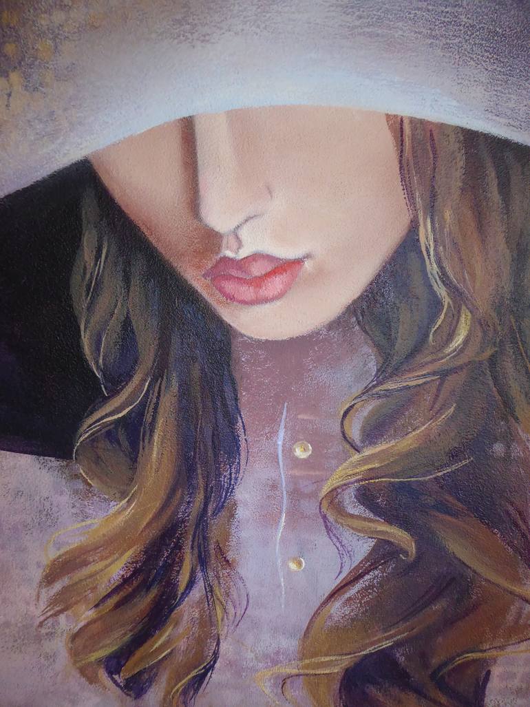 Original Figurative Fashion Painting by Christine Oster