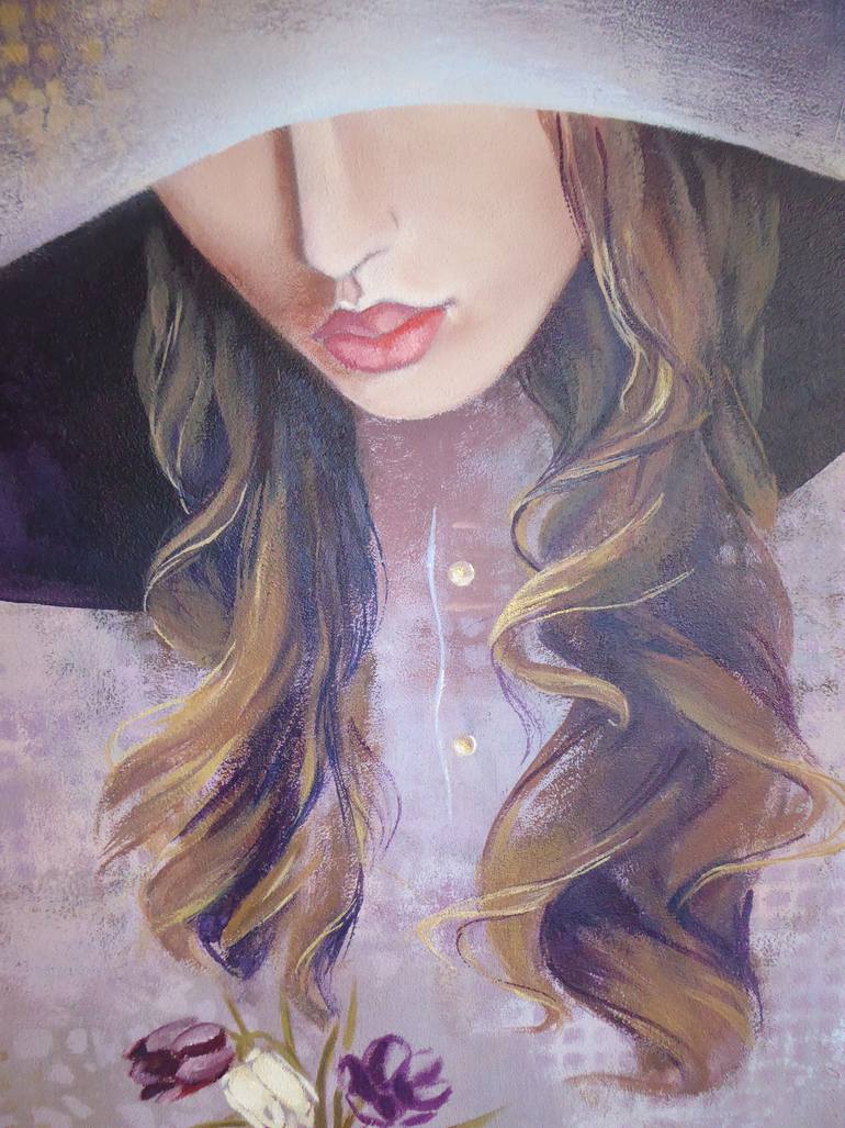 Original Figurative Fashion Painting by Christine Oster